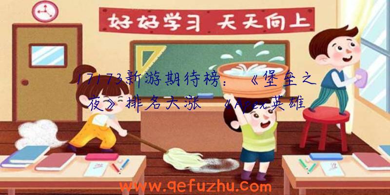 17173新游期待榜：《堡垒之夜》排名大涨